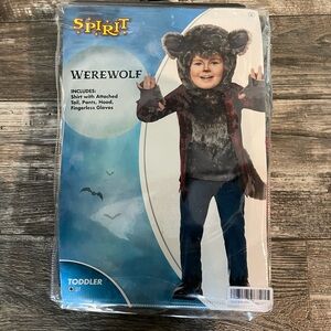 Spirit Werewolf Toddler Costume - Gray and Red